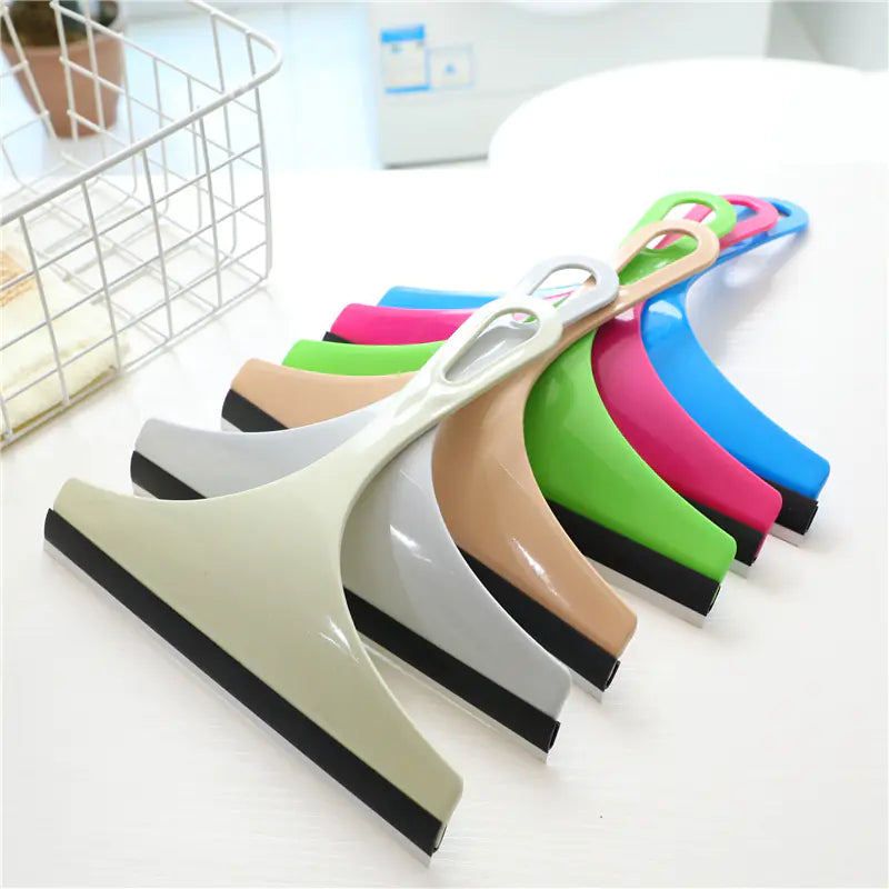 3X Glass Window Cleaner Squeegee Brush for Home & Car