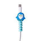 Cartoon Spiral USB Cable Protector and Organizer Bobbin