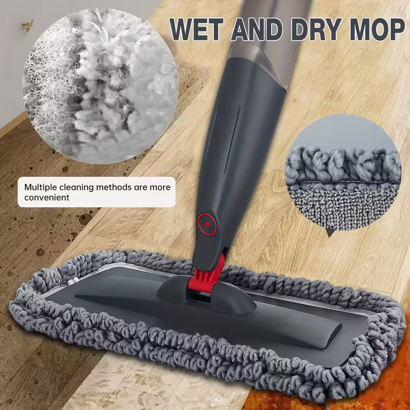 Microfiber Spray Mop for Floor Cleaning Dry Wet Floor Mop
