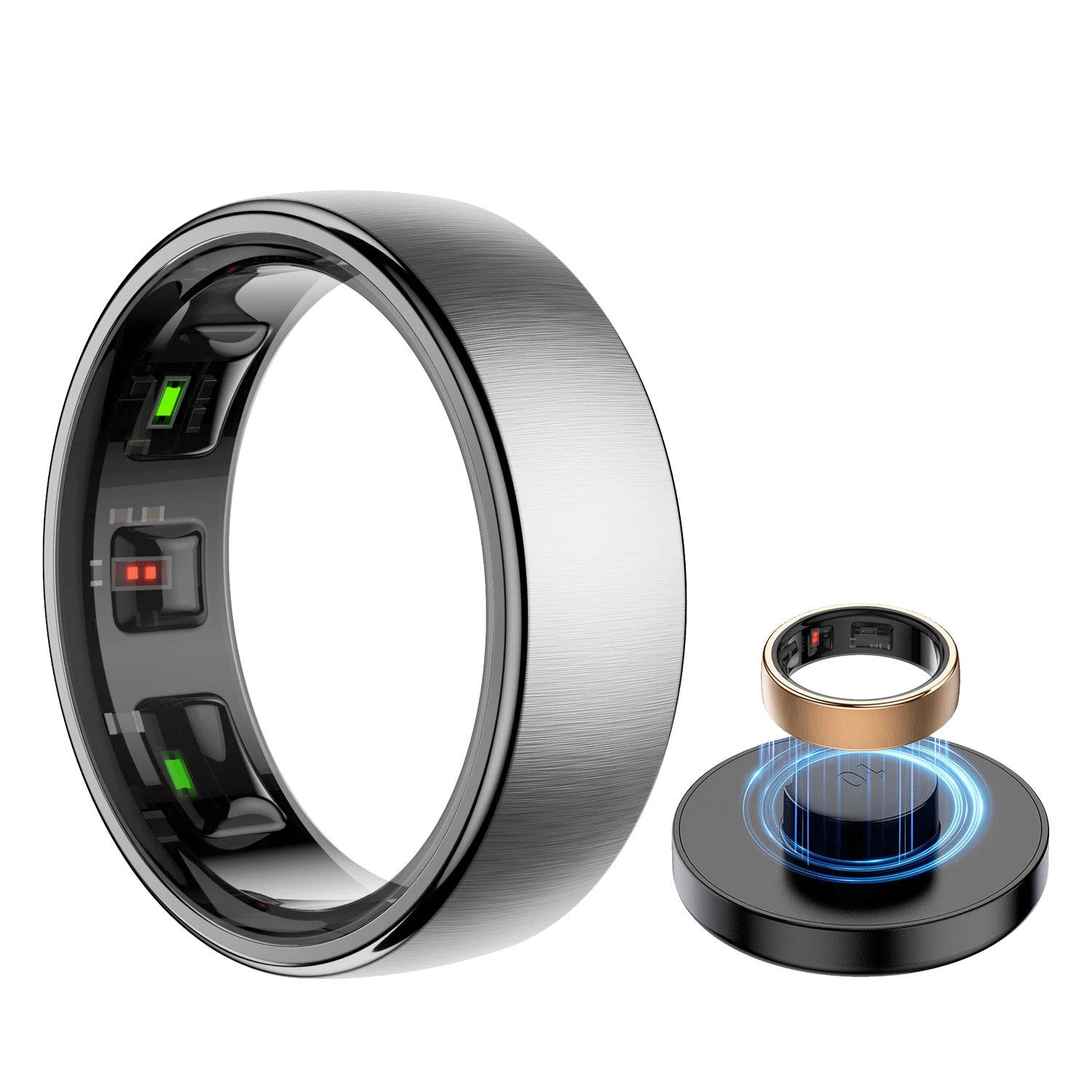 Smart Ring with Charging Dock