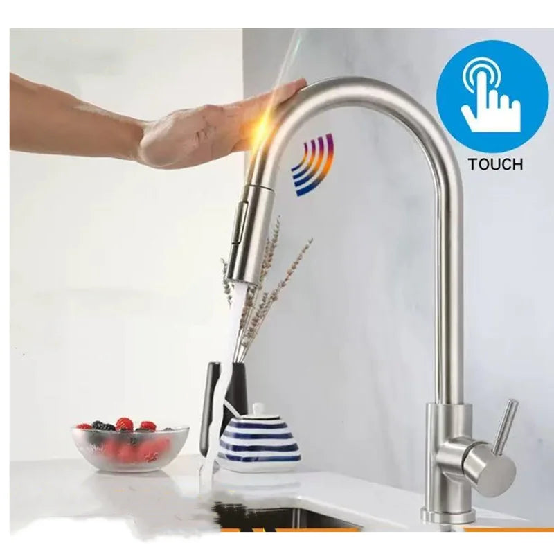 Touch Kitchen Faucet Pull Out