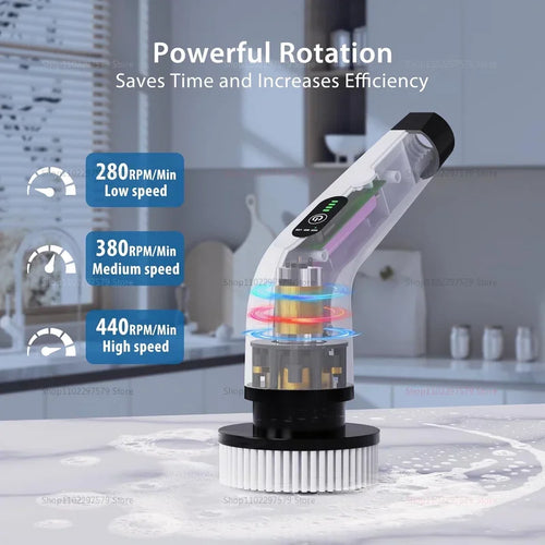9 in 1 Electric Spin Scrubber