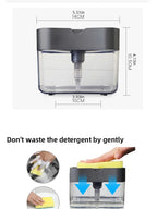 Kitchen Detergent Press Portable Soap Dispenser