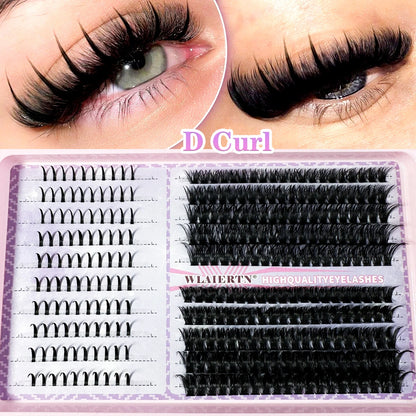DIY Lash Extension Kit | Professional 3D Volume & Spiked Clusters