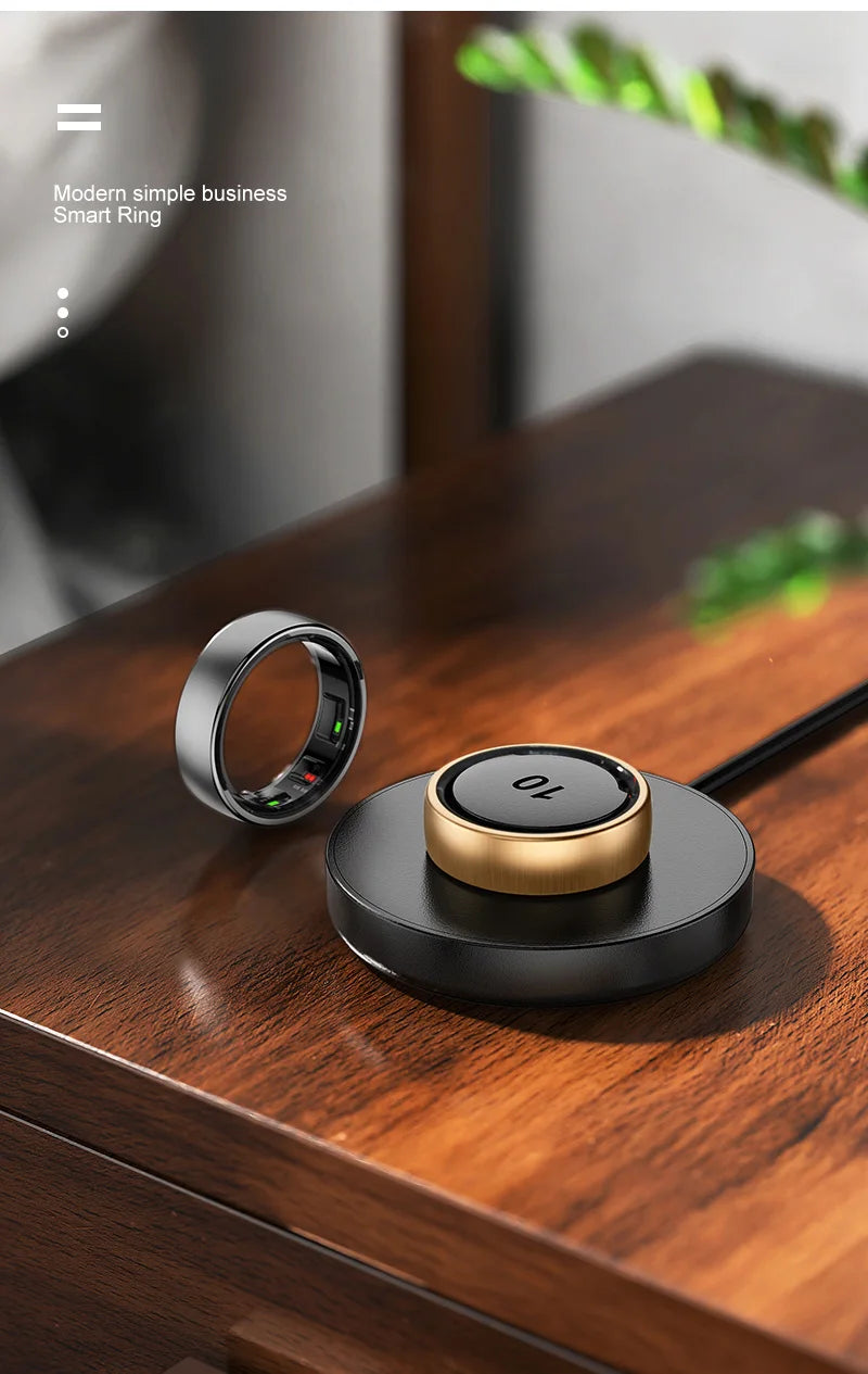 Smart Ring with Charging Dock