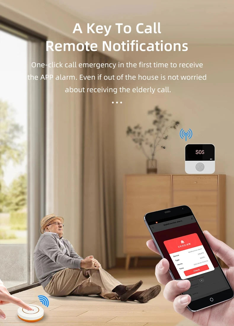 Smart WiFi SOS Emergency Call Button