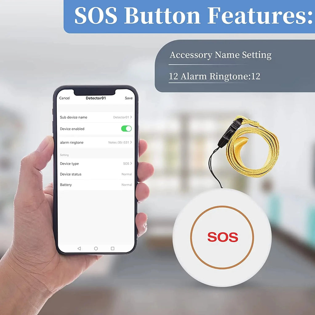 Smart WiFi SOS Emergency Call Button