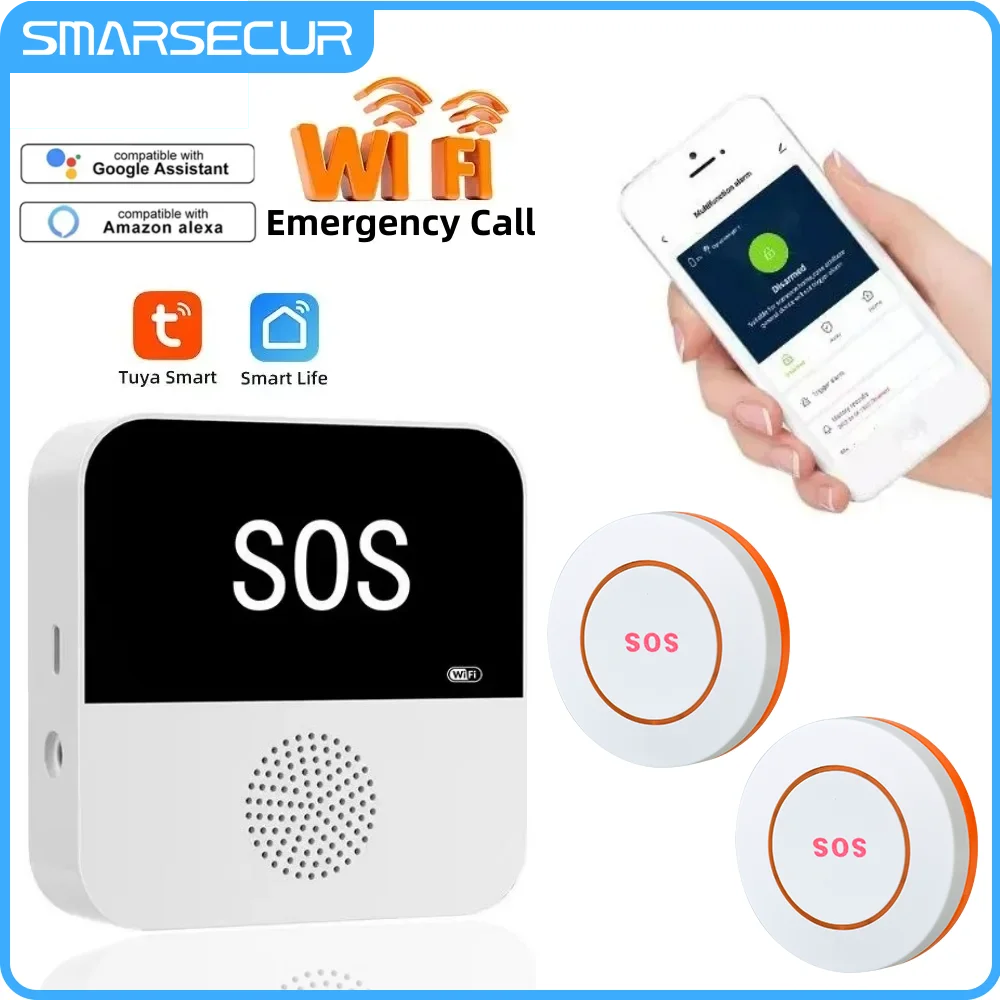 Smart WiFi SOS Emergency Call Button