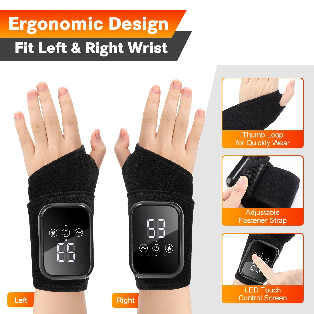 Electric Heating Wrist Massager