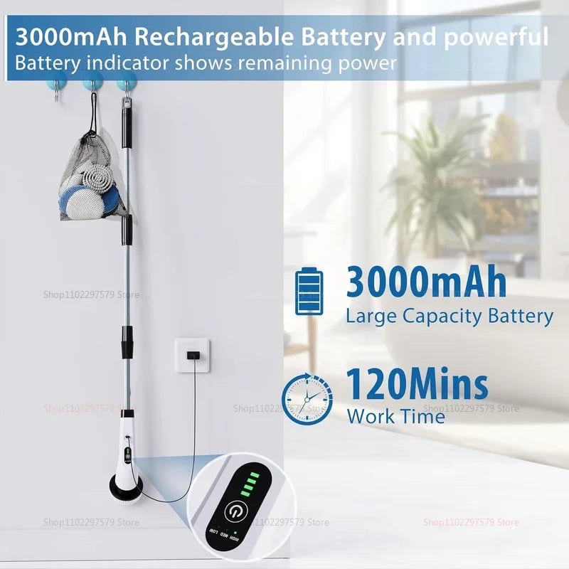 9 in 1 Electric Spin Scrubber