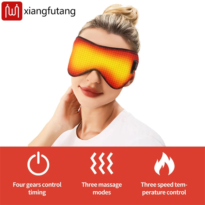 Electric Heated Massage Eye Mask
