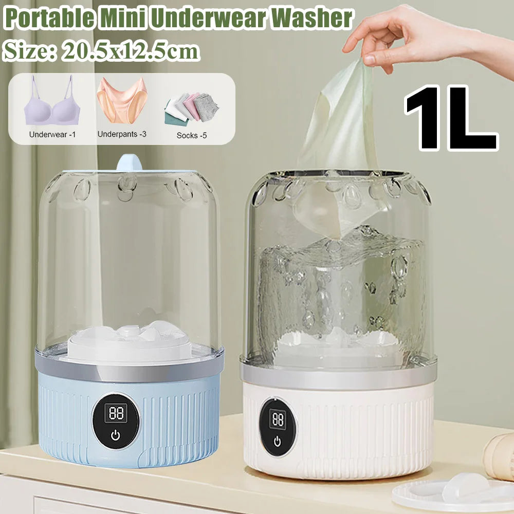Mini Underwear Washer Rechargeable