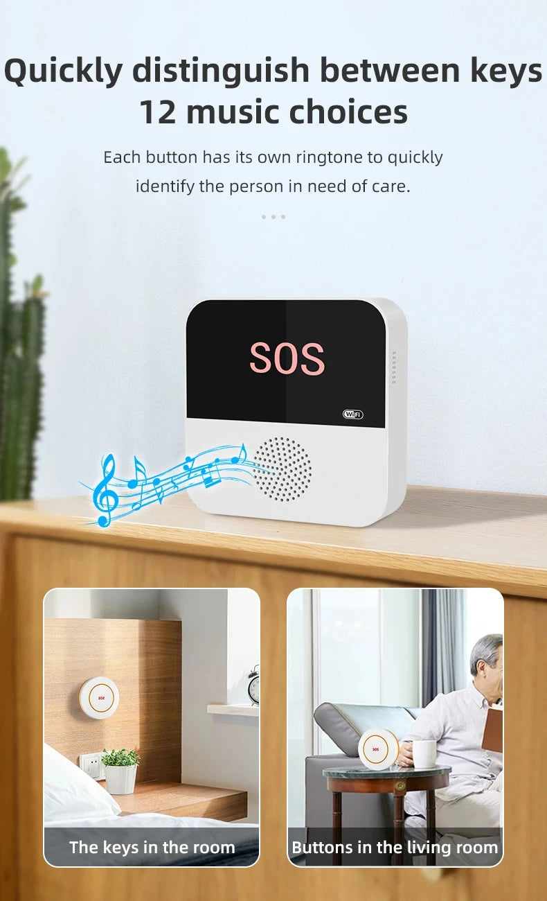 Smart WiFi SOS Emergency Call Button