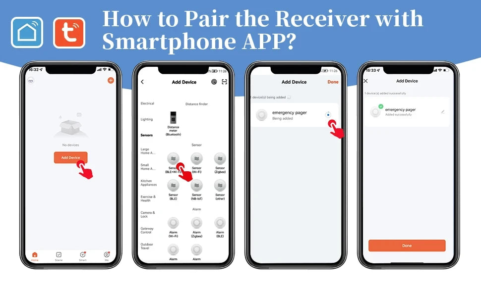 Smart WiFi SOS Emergency Call Button
