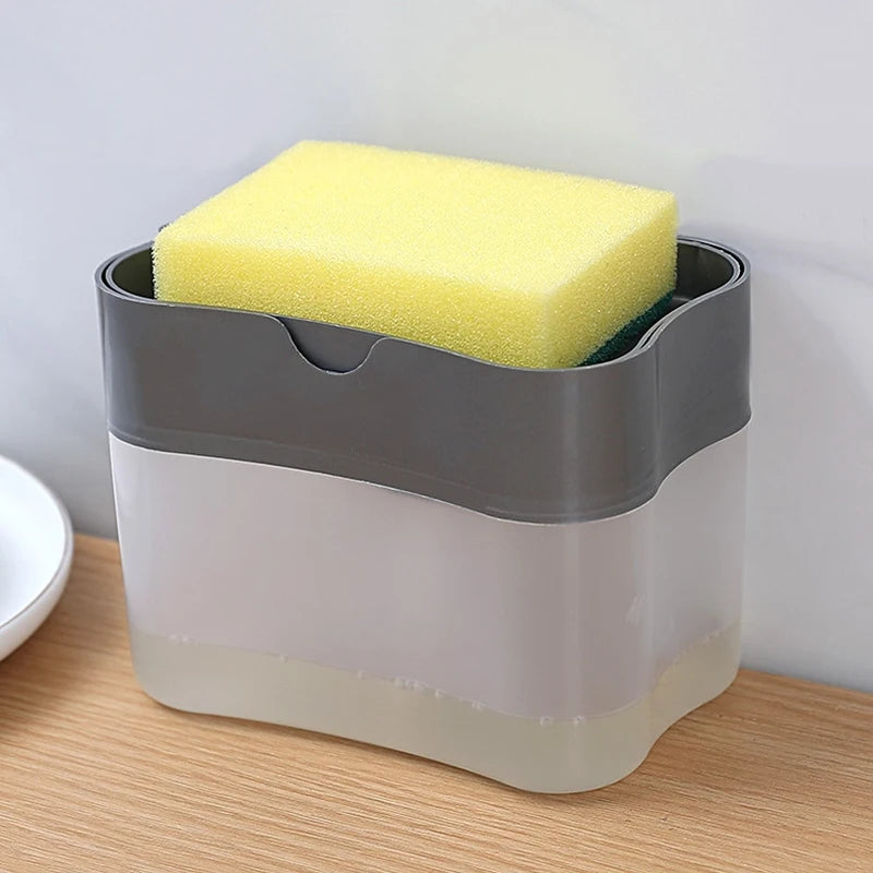 Kitchen Detergent Press Portable Soap Dispenser
