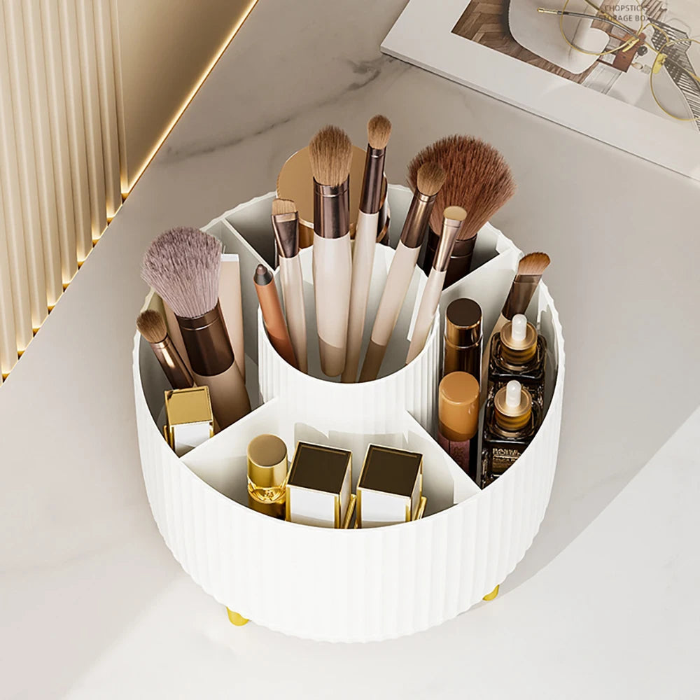 360 Rotating Makeup Desktop Cosmetic Storage Box