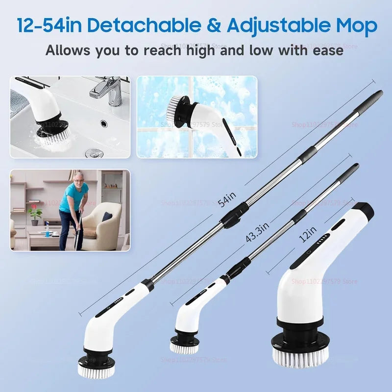 9 in 1 Electric Spin Scrubber