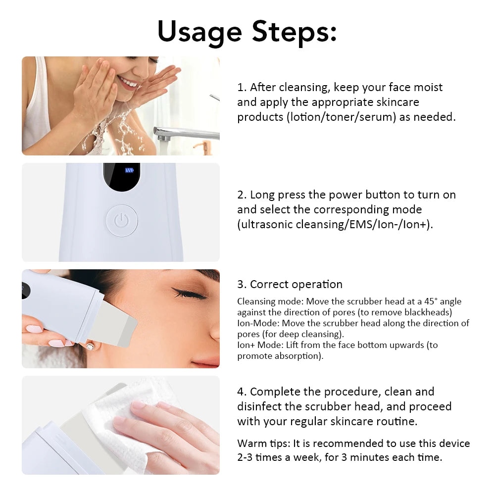 Ultrasonic Skin Scrubber