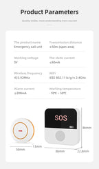 Smart WiFi SOS Emergency Call Button