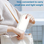 Portable eyeglass cleaner