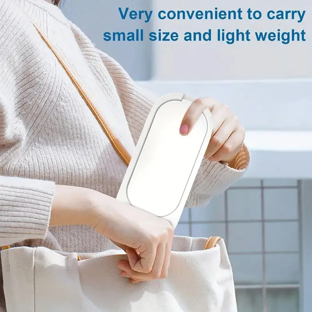 Portable eyeglass cleaner