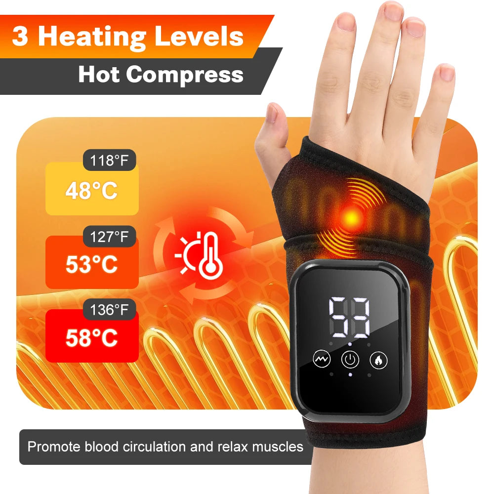Electric Heating Wrist Massager