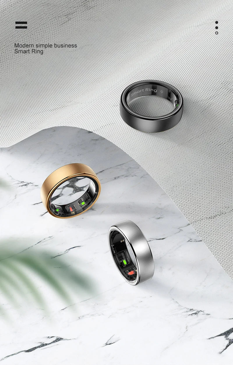 Smart Ring with Charging Dock