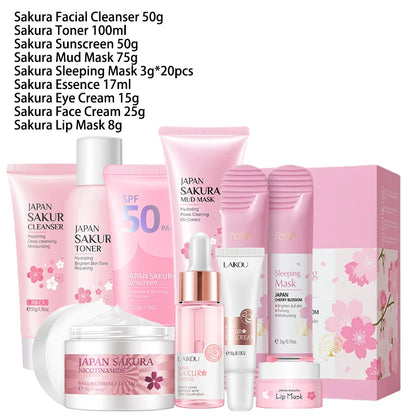 Sakura Glow Complete Skincare Set
