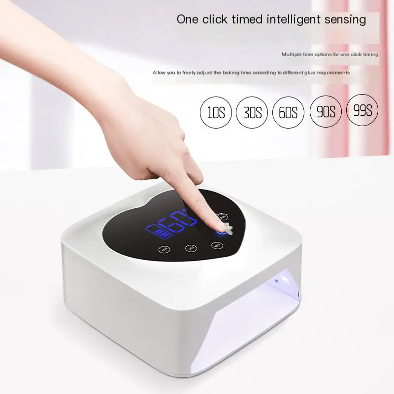 Wireless Nail Lamp with Rechargeable Lithium Battery