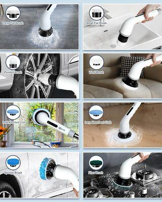 9-in-1 Electric Spin Scrubber – Clean Faster Without Scrubbing