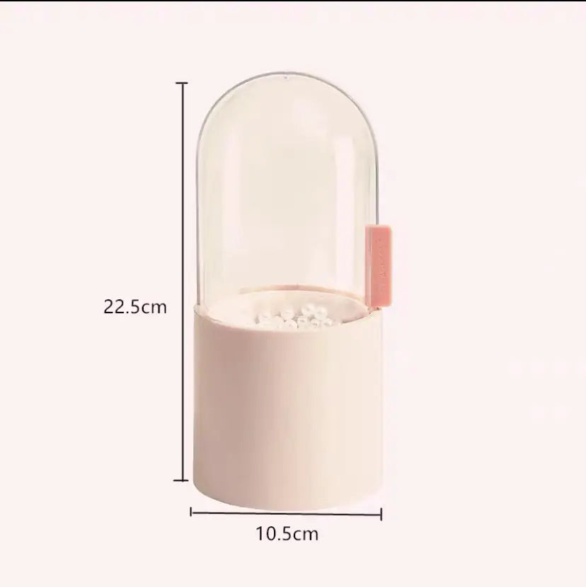 Multifunctional Brush Storage Bin with Dustproof Lid