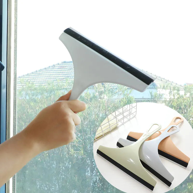 3X Glass Window Cleaner Squeegee Brush for Home & Car
